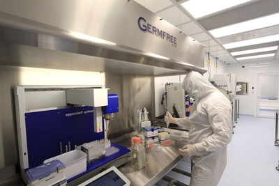 Mobile Adaptive Bioproduction Suite. This 53' foot (16 meter) cleanroom trailer is a self-contained, stand-alone facility that can house a wide range of equipment for bioprocessing. This unit is configured as cGMP-compliant cleanroom for biotech R&D and small-batch production. The mobile suite can be set up for any required ISO grade and also provide biocontainment for pathogenic processes. The units are configured to meet the specific technical and validation requirements for each application.