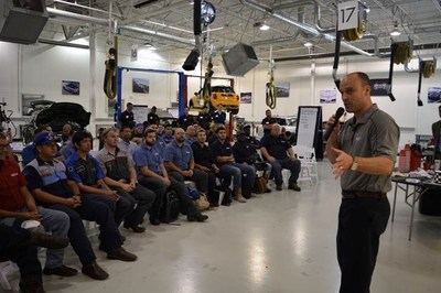 Jason Harris – Regional Technical Training Manager for BMW/MINI North America, speaking to Lincoln Tech students in Grand Prairie, TX about career opportunities with MINI, one of the hottest automotive brands in the country.