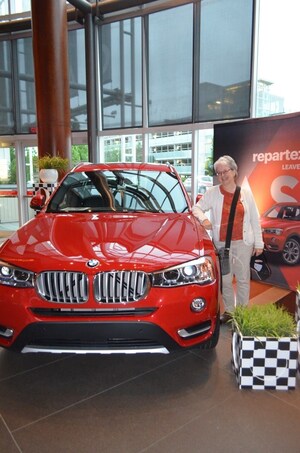 She won a BMW at the Casino du Lac-Leamy!