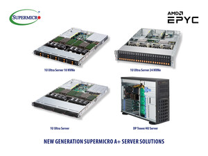 Supermicro anuncia portfólio completo de soluções A+ Server otimizadas para os novos processadores EPYC™ da AMD de alto desempenho