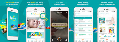 The hottest #momhack (and #dadhack) of the summer: Pampers Rewards mobile app. Pictured above, the app allows members to redeem points for amazing gifts and coupons for Pampers diapers. Download, scan and collect – It's that simple! Available for Android or iPhone from Google Play or the App Store. (CNW Group/Pampers)