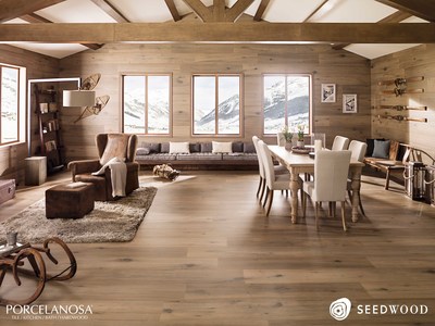 Porcelanosa Seedwood Collection - Nebraska Coffee