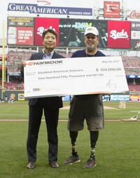 Hankook Supports Veterans at Reds' Military Appreciation Day - Tire Review  Magazine