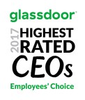 Glassdoor Announces Winners Of Its Employees' Choice Awards Recognising The Highest Rated CEOs In 2017