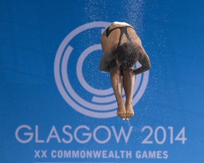 Jennifer Abel, Jeux du Commonwealth de 2014  Glasgow, Photo : Dan Galbraith. (Groupe CNW/Commonwealth Games Association of Canada)