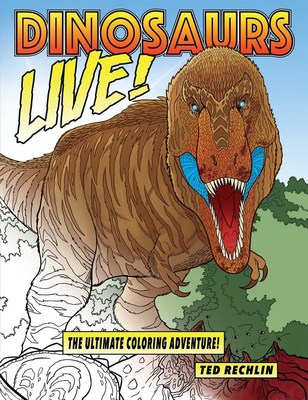 Acclaimed Comic Artist Releases New Dinosaur Coloring Adventure, DINOSAURS LIVE! - Farcountry Press Image