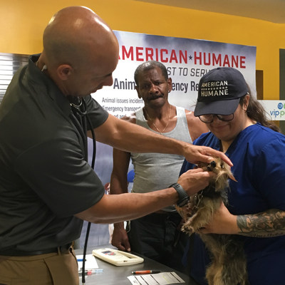 American Humane, which for 140 years has been first to serve in the protection of animals, launched an effort to help members of one of the most vulnerable groups -- pets of the more than 500,000 homeless individuals living in the United States today. (PRNewsfoto/American Humane)