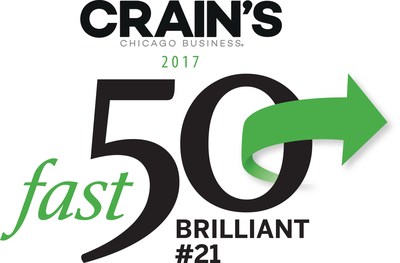 Brilliant ranks No. 21 on the 2017 Crain's Chicago Business Fast 50. This is the third consecutive year Brilliant has made the list. Learn more at www.brilliantfs.com.