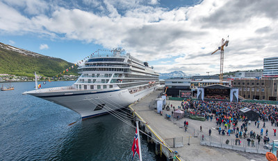 Viking Cruises officially christened its third ocean ship, Viking Sky, during a public celebration in Tromsø, Norway. Viking guests and residents of Tromsø were treated to a public concert, with performances from a variety of esteemed Norwegian musicians. Visit www.vikingruises.com for more information.