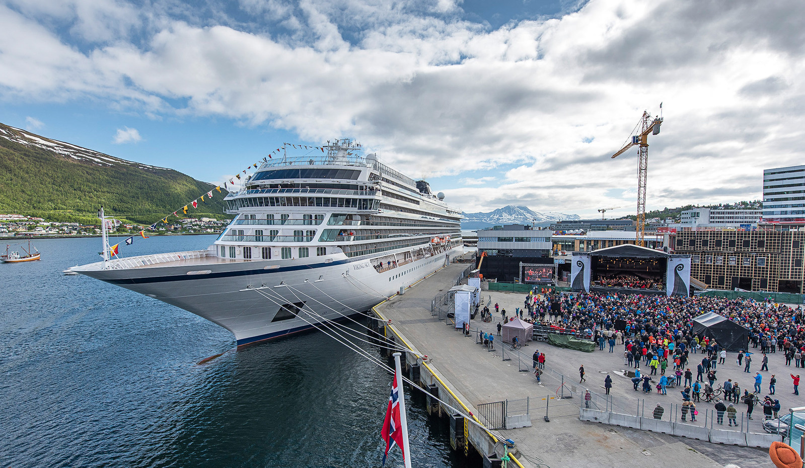 Αποτέλεσμα εικόνας για Viking Celebrates Christening Of Third Ocean Ship In Norway