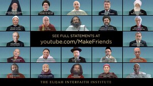 New Video From The Elijah Interfaith Institute Features Religious Leaders Issuing a Coordinated End of Ramadan/Eid el Fitr Message: Make Friends Across Religions