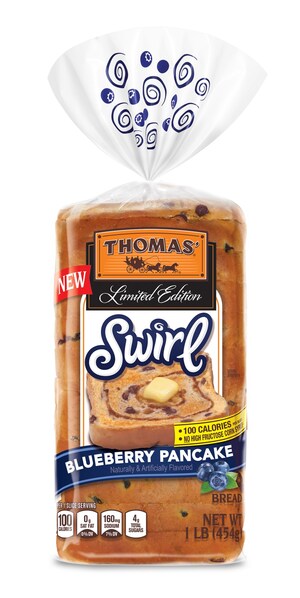 Thomas'® Launches Limited Edition Blueberry Pancake Swirl Bread