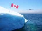 Celebrating Canada's 150th on an Iceberg!