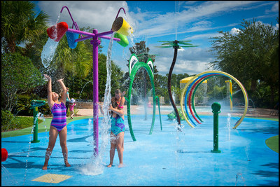 Splashpad at Bahama Bay Resort in Orlando, Florida