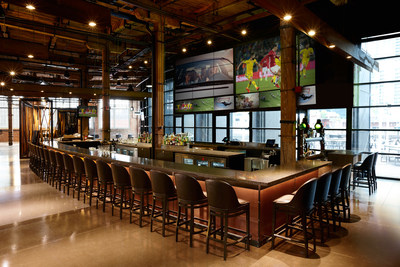 “In addition to spirits and cocktails, multiple bars throughout The Rec Room serve six draught wines and over 24 draught beers.” (CNW Group/Cineplex)