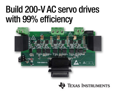 Three-phase, gallium nitride (GaN)-based inverter reference design helps engineers design 200-V, 2-kW AC servo motor drives and next-generation industrial robotics with fast, more precise torque control and 99 percent efficiency.