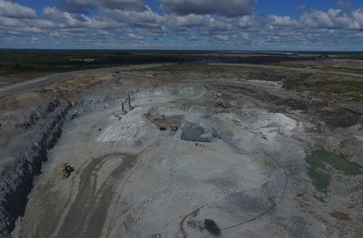 Rainy River open pit. (CNW Group/New Gold Inc.)