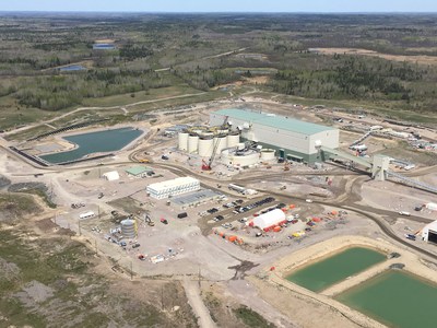 Rainy River aerial view of process plant. (CNW Group/New Gold Inc.)
