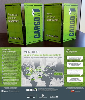 Dpliants  Guide ambassadeur  disponibles gratuitement dans les deux langues. (Groupe CNW/Grappe Mtropolitaine de Logistique et Transport Montral)