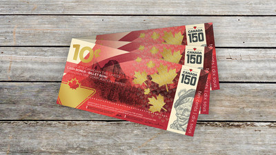Canadian Tire’s limited edition 10-cent bill to celebrate Canada 150 available in stores nation-wide from June 30 to July 2 while supplies last. (CNW Group/CANADIAN TIRE CORPORATION, LIMITED)