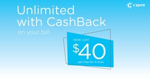 C Spire extends benefits of popular unlimited plan with cash back