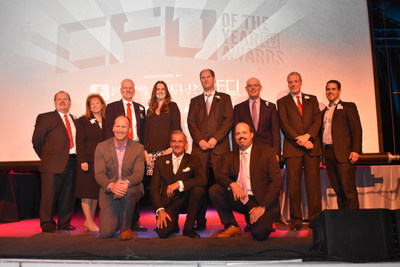 Honorees at the CFO of the Year ceremony, including Affinity Gaming CFO Walter Bogumil for Financial Executive of the Year in Gaming/Hospitality