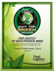 The Food Freshness Card™: The Newest Technology in the Food Industry Wins the 2017 United Fresh Innovation Award for Best New Safety Solution