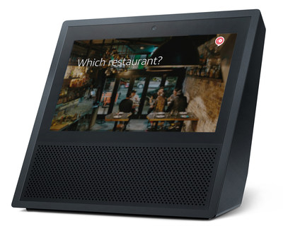 OpenTable's updated Alexa skill is now available on Amazon's Echo Show