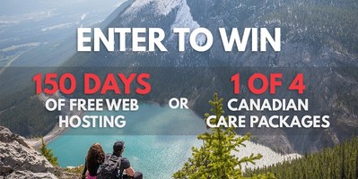 Anyone is able to enter Canadian Web Hosting's social media contest from today to July 3, 2017 at 11:59pm PDT. 4 winners will each receive a Canadian Care Package and 1 winner will receive 150 days of free hosting.