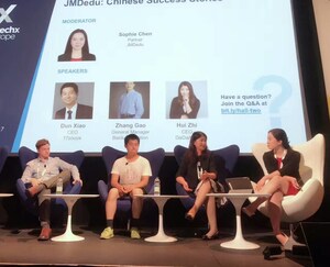 CEO Of DaDaABC Shows The World The Achievements Of China's Online Education at EdTechXEurope 2017 In London