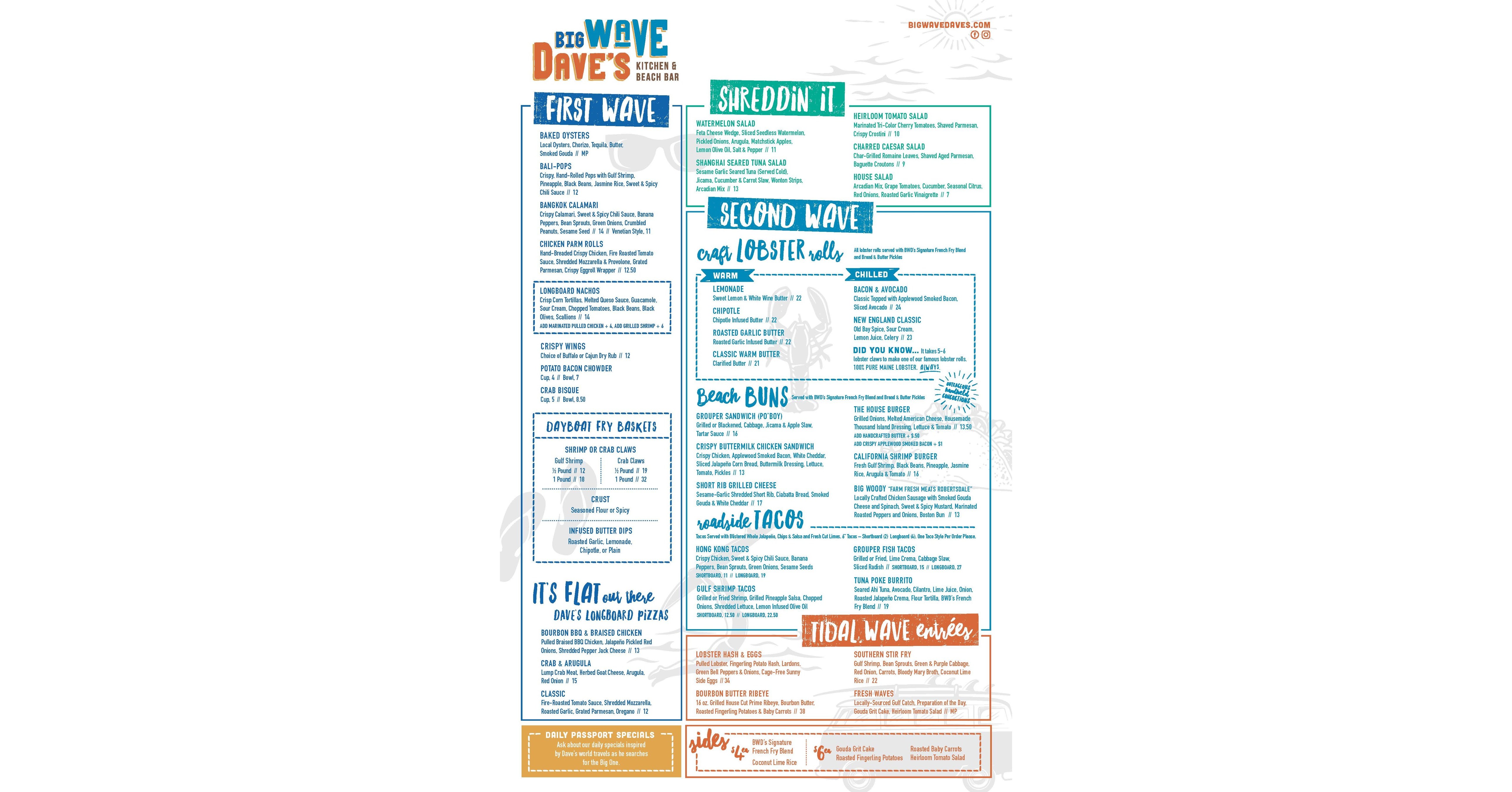 Big Wave Dave's Kitchen & Beach Bar Adds New Flavor to Orange Beach