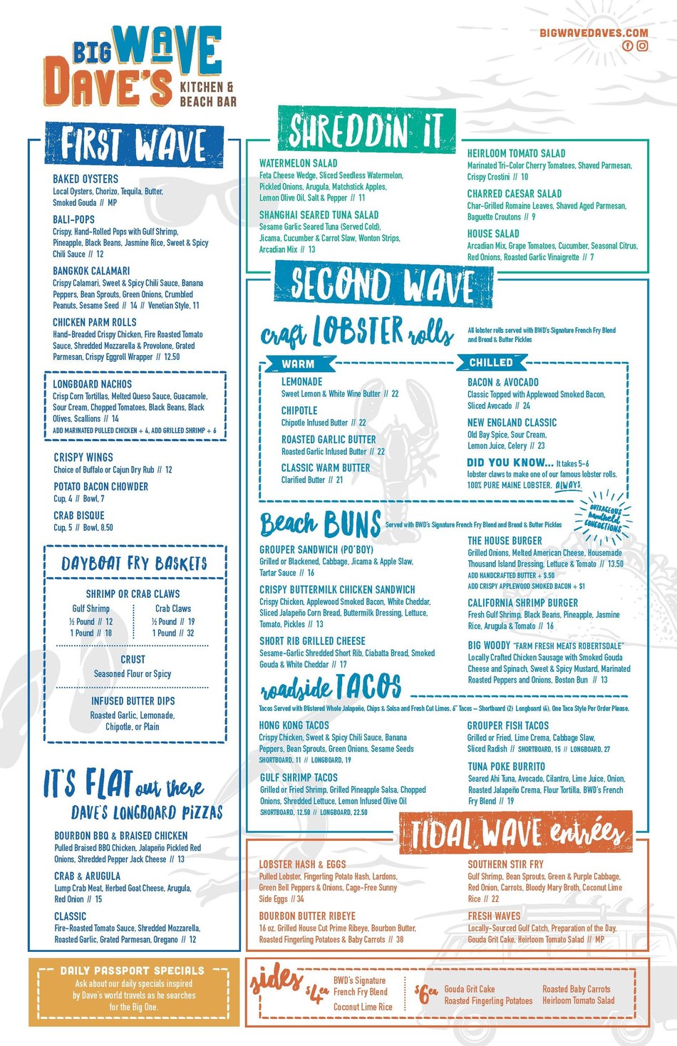 Big Wave Dave's Kitchen & Beach Bar Adds New Flavor to Orange Beach