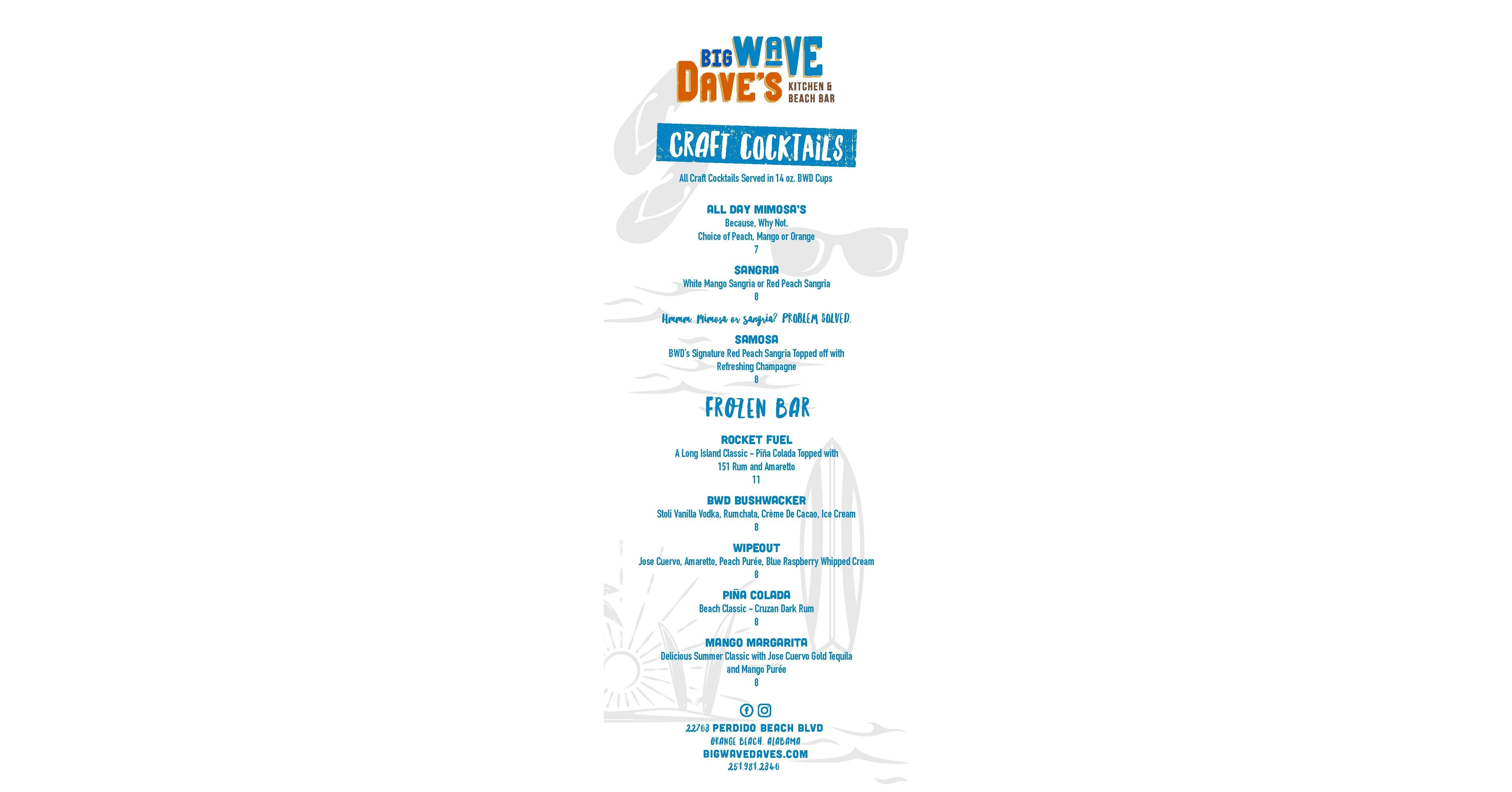 Big Wave Dave's Kitchen & Beach Bar Adds New Flavor to Orange Beach