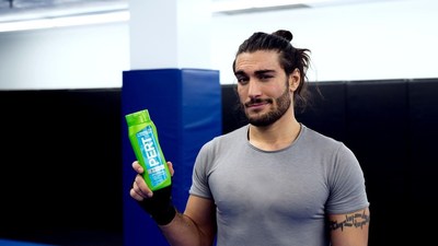 Pert "the Original 2in1 and Still the Best" Launches a Refreshed Look With Official Spokesperson Canadian UFCÂ® Fighter Elias 'The Spartan' Theodorou (CNW Group/PERT Canada)