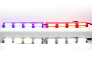 BLAZE CORE™ LED Technology--Three High-Intensity Police Emergency Lights in One