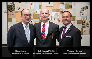 French Pastry School of City Colleges of Chicago Educator Named 'Knight' by the French Government