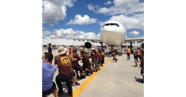 Ups Canada Hosts 2nd Pulling For U Plane Pull