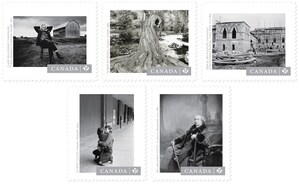 Des œuvres de photographes de renom représentant 150 ans de photographie canadienne : une admirable conclusion de notre série de timbres quinquennale