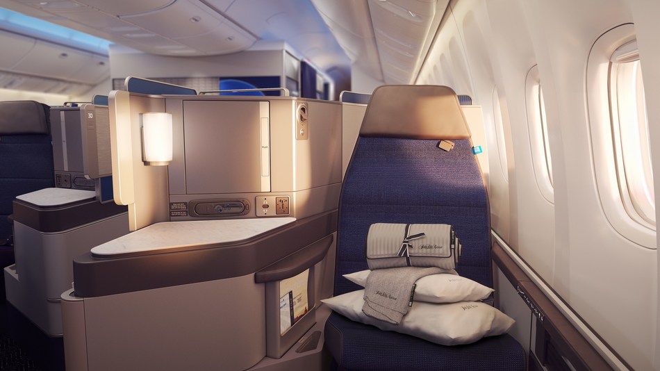 United Polaris business class