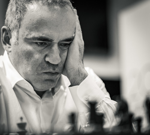 Legendary World Champion and 13th World Champion in chess history, Garry Kasparov, is coming out of retirement to participate in the inaugural Saint Louis Rapid and Blitz Event - the fourth stop on the 2017 Grand Chess Tour - held at the Chess Club and Scholastic Center of Saint Louis Aug. 14-19, 2017. Kasparov came to international fame as the youngest world chess champion in history in 1985 at the age of 22. He retired from professional chess in 2005 after a record 20 years as the world’s top-ranked player. Photo credit: Chess Club and Scholastic Center of Saint Louis. (PRNewsfoto/Chess Club and Scholastic...)
