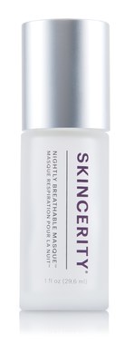Skincerity is a nightly breathable masque that seals in the body's own natural moisture to deeply hydrate the skin through its breathable barrier technology.