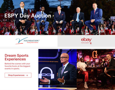To shop the annual ESPY charity auction, head to eBay.com/ESPN through July 12.