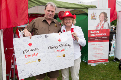 UPS Canada souligne le 150e anniversaire du Canada