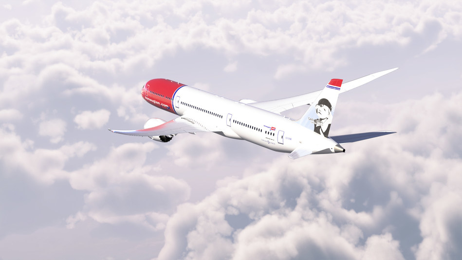 Norwegian 787-9 aircraft