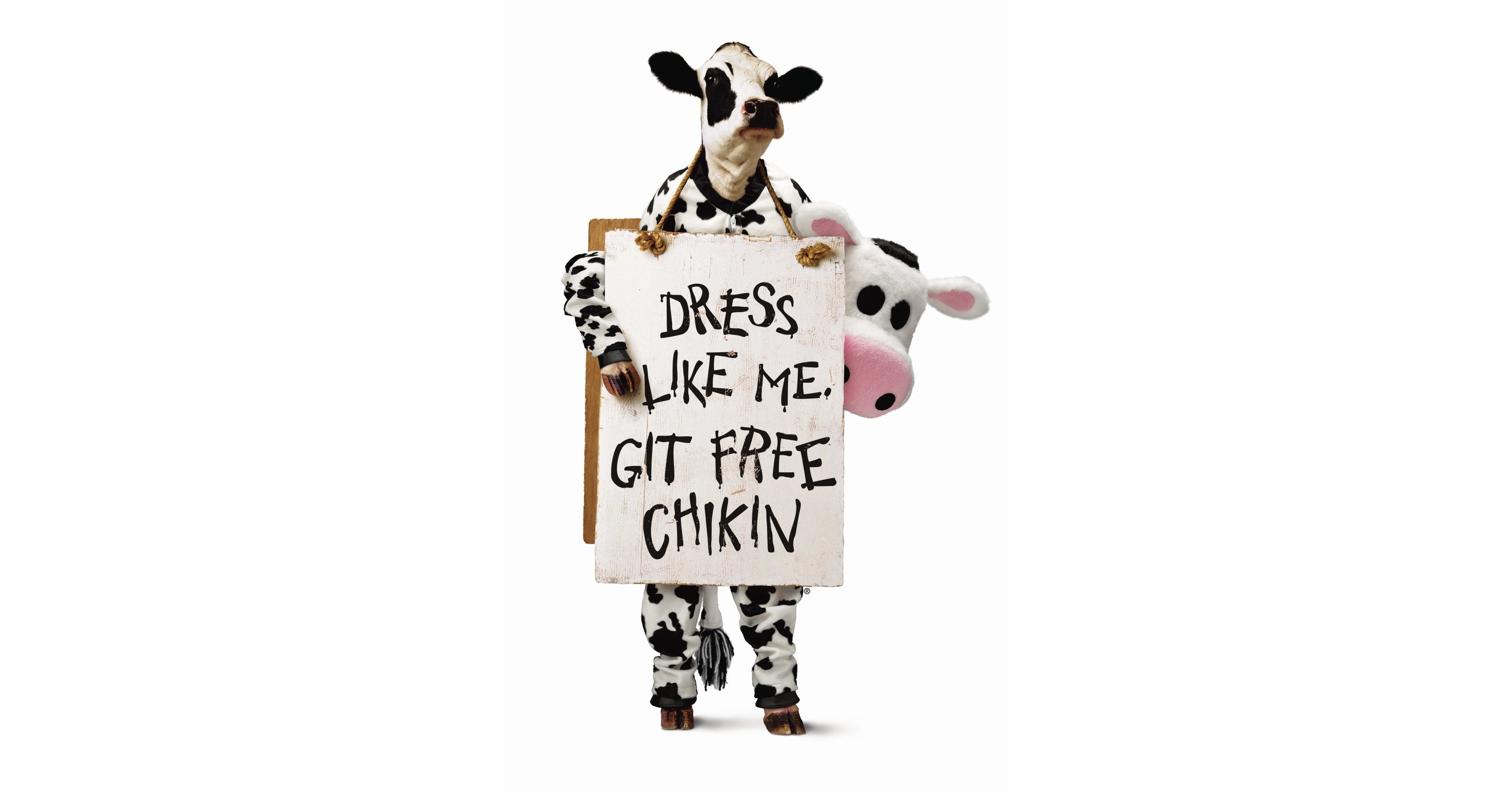 chick fil a logo cow