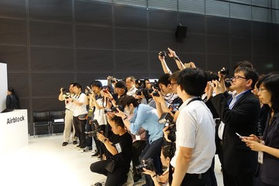 Makeblock’s Japan office set-up and Airblock release conference attracted many Japanese media