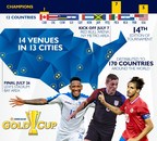 14th edition of the CONCACAF Gold Cup kicks off tonight, to be played across 13 U.S. cities throughout July