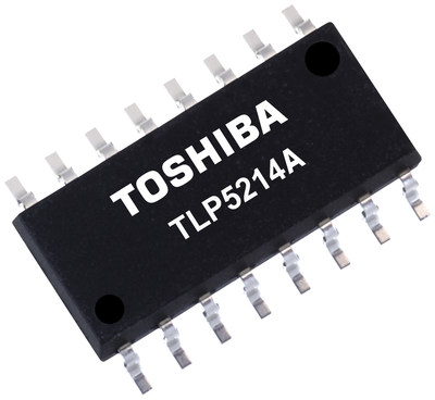 Toshiba's new smart gate driver photocouplers are housed in a wide creepage SO16L package.