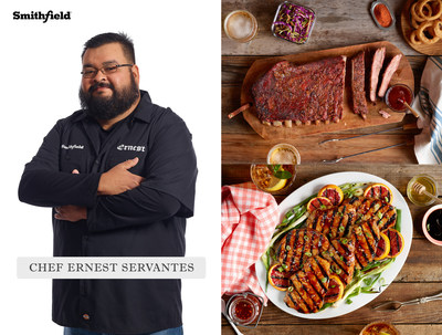 Smithfield has partnered up with champion pitmaster Ernest Servantes to get Latinos grilling from coast to coast. Servantes will encourage those looking to have delicious and unforgettable summer grilling cookouts with three of his top notch recipes.