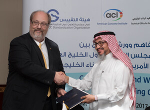 Gulf Cooperation Council Standardization Organization Signs Agreement With American Concrete Institute